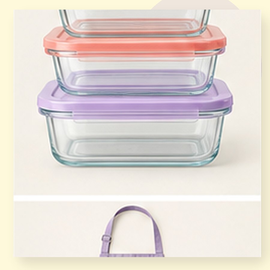 Echo Glass Meal Prep Set