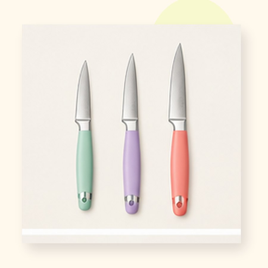 Flora Paring Knife Set
