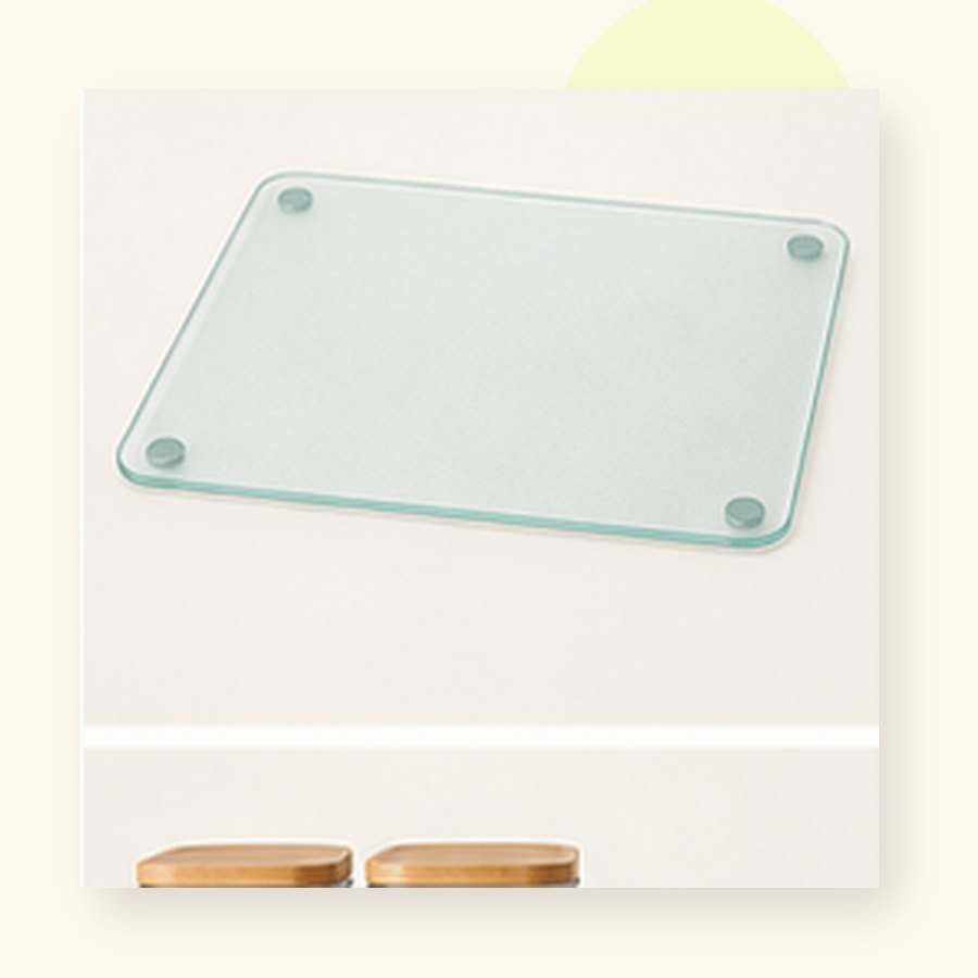 Flora Glass Cutting Board