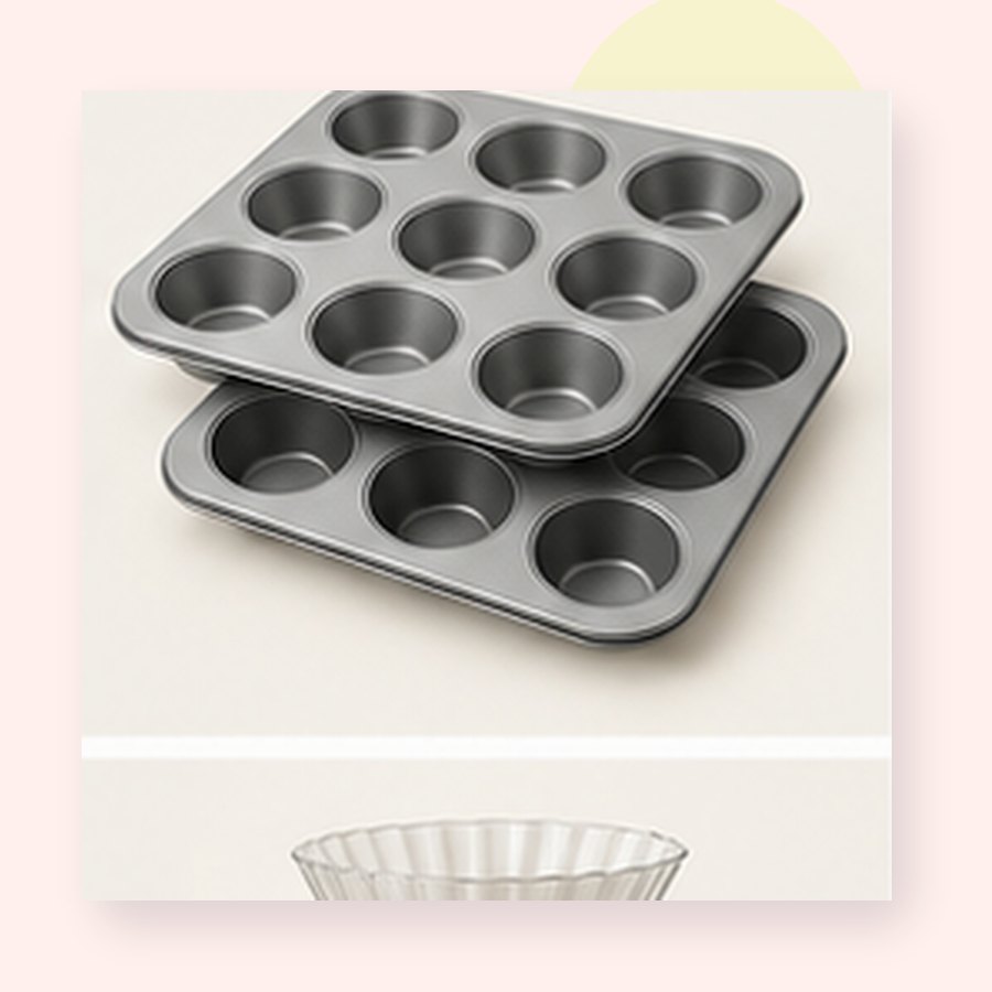 Flora Muffin Pan Set