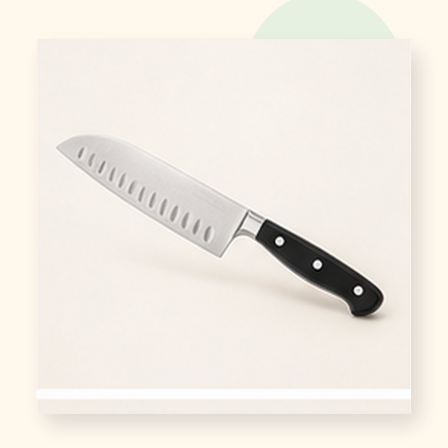 Groove Santoku Knife