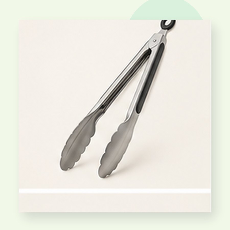 Groove Stainless Tongs