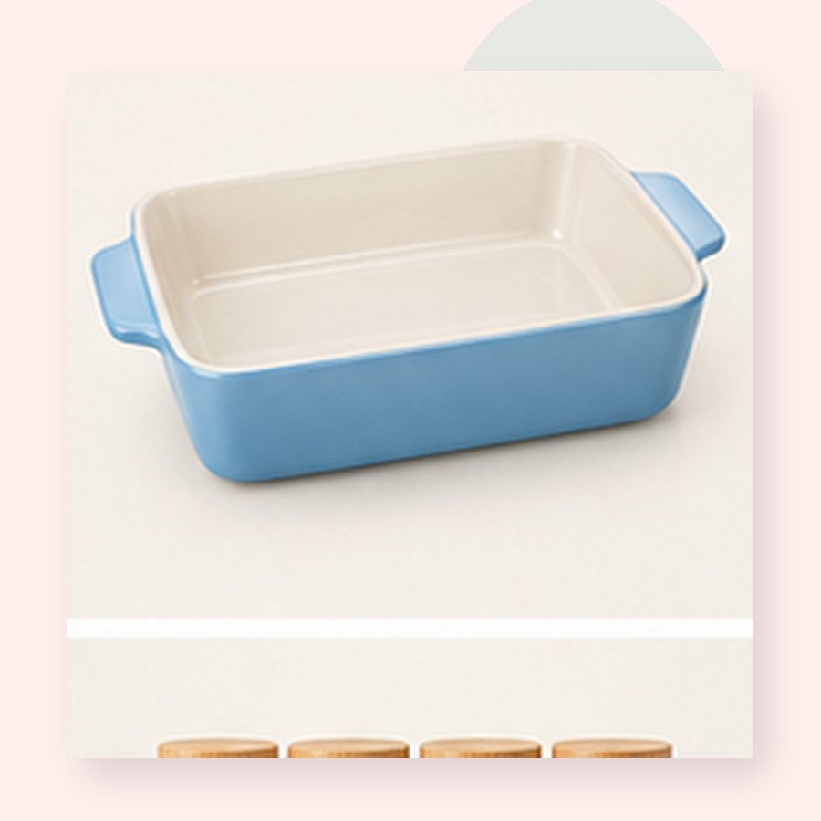 Groove Ceramic Baking Dish