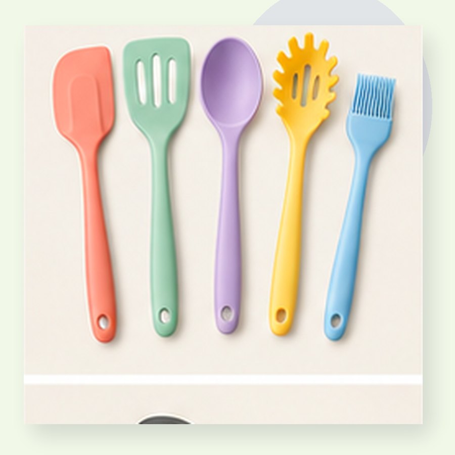 Iris Silicone Utensil Set