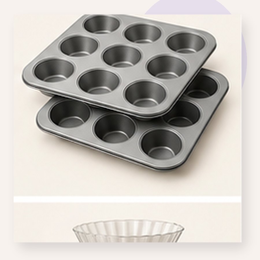 Iris Muffin Pan Set