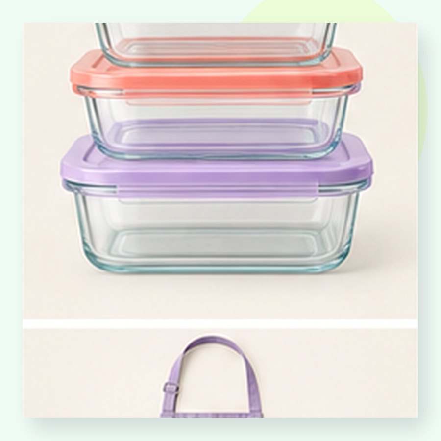 Joy Glass Meal Prep Set