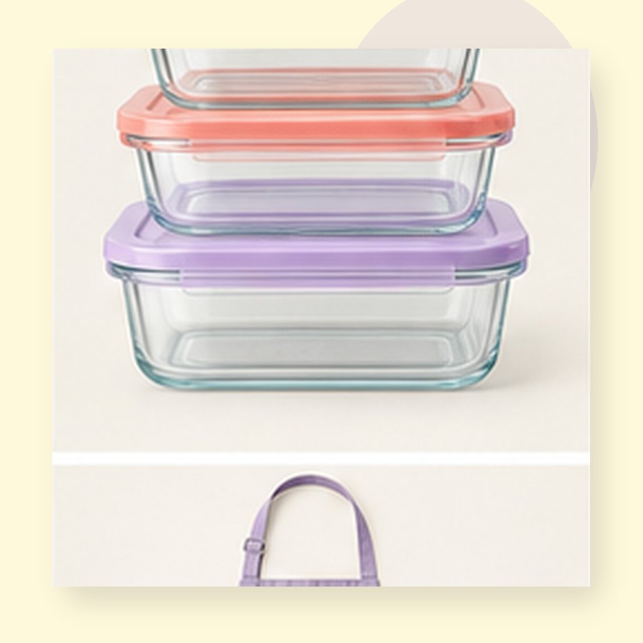 Nectar Glass Meal Prep Set