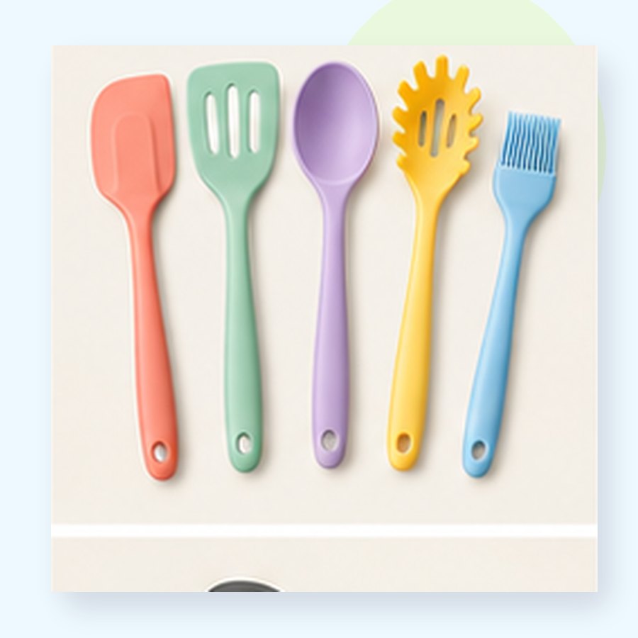 Orbit Silicone Utensil Set