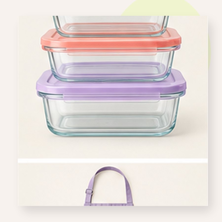 Orbit Glass Meal Prep Set