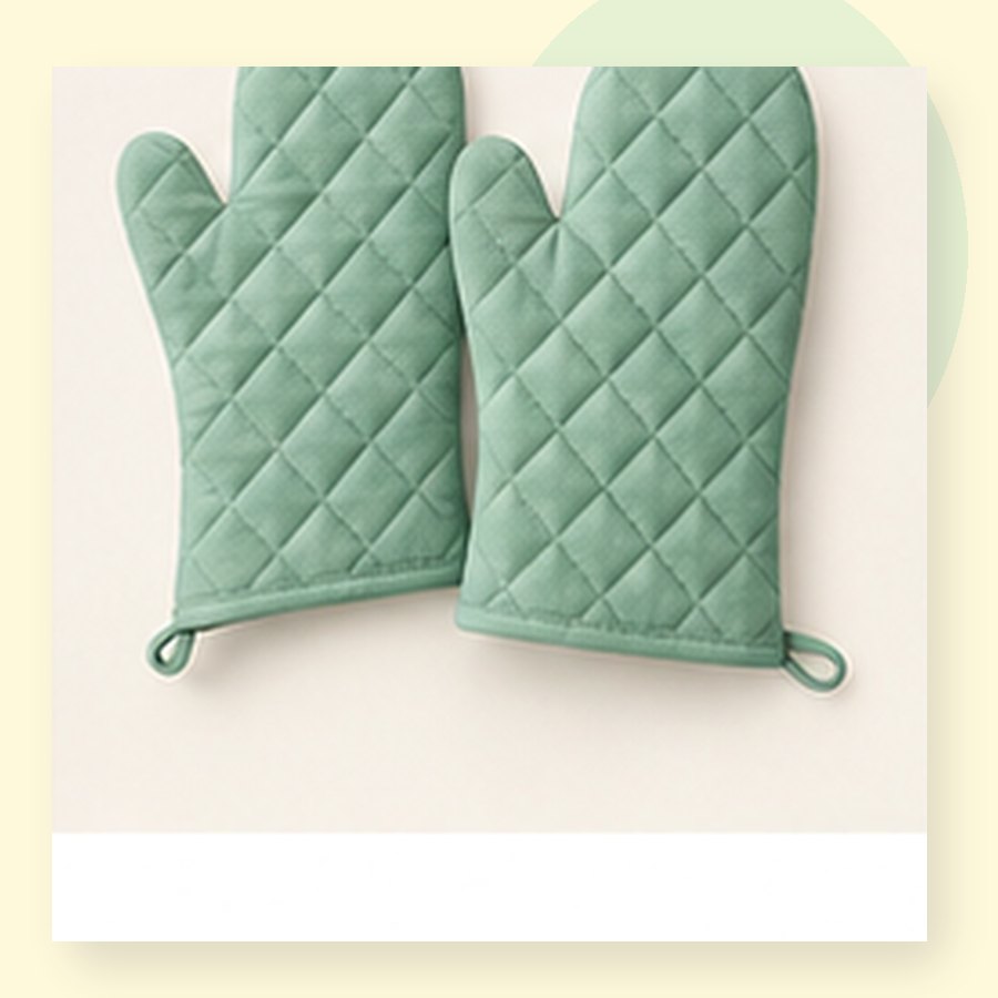 Poppy Oven Mitt Pair
